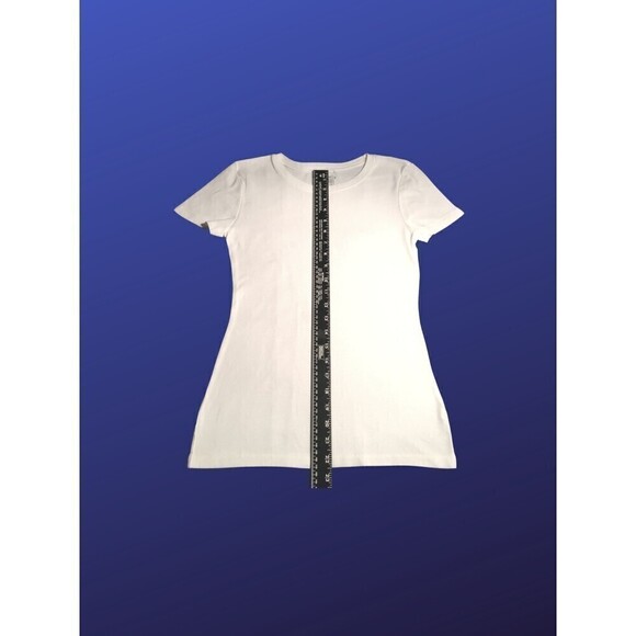 OLD NAVY 100% Cotton Short Sleeve Tee, LOT of 2, WHITE, Size Small, NWOT - Picture 9 of 10